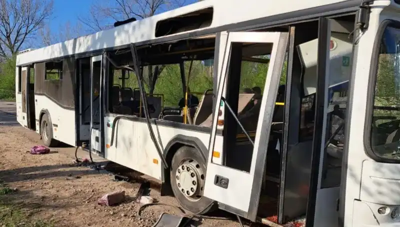 Otobüs Saldırısında Rus Füzeleri Hayatları Kayıplara Yönlendirdi