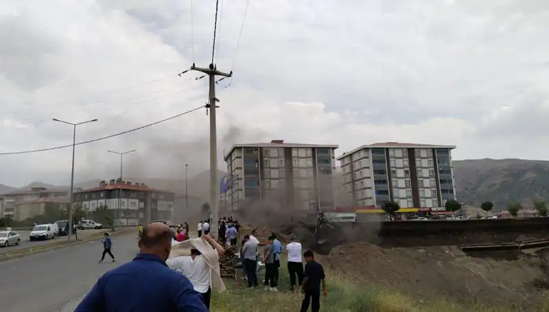 Bitlis’te Doğalgaz Hattında Büyük Patlama: Olay Anı ve Sonrası
