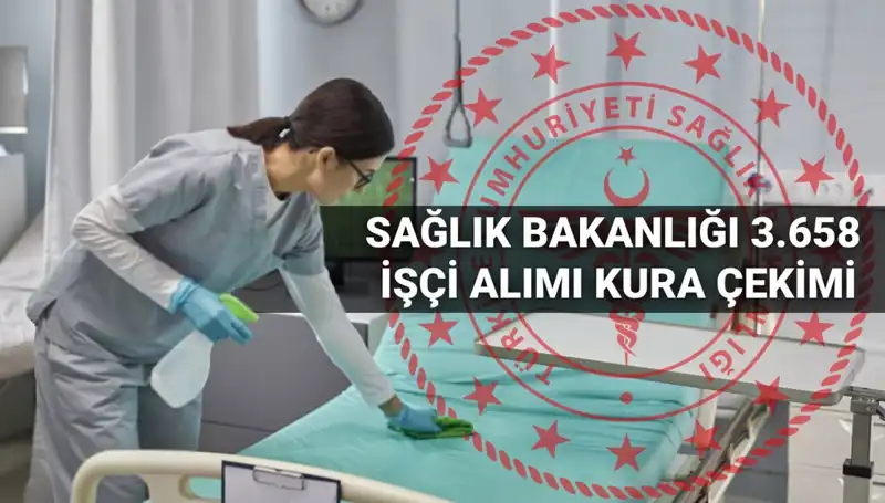 Sağlık Bakanlığı 2025’te 3.658 İşçi Alımı Kura Takvimi Açıklandı!