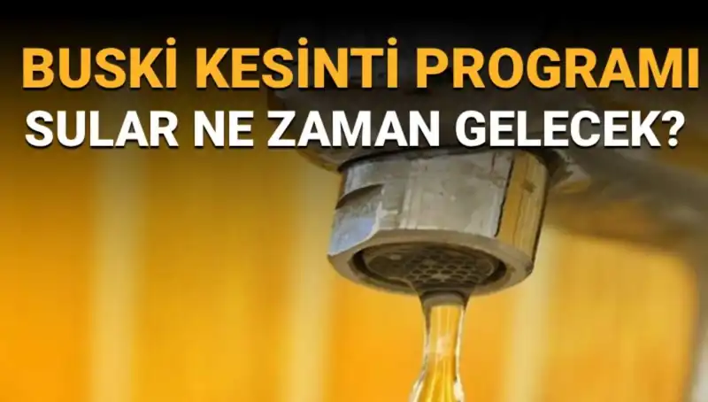 Bursa Nilüfer'de Beklenen Su Kesintisi: Sular Ne Zaman Gelecek?