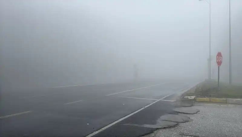 Bolu Dağı’nda Görüş Mesafesini Düşüren Sis Alarmı!