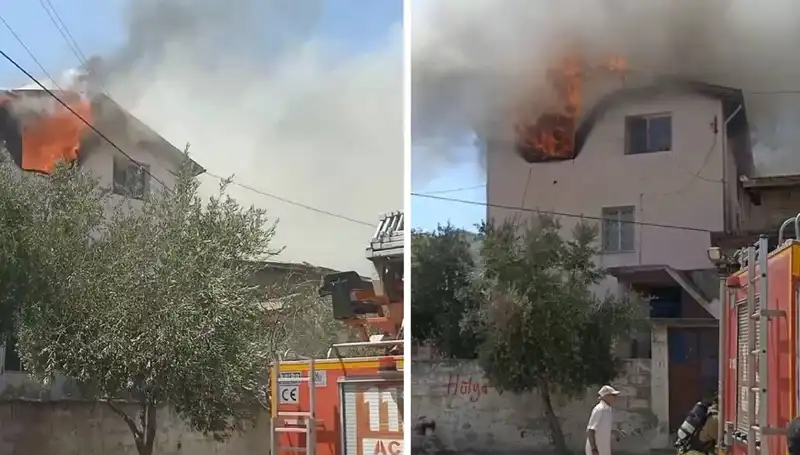 Hatay'da Korkutan Ev Yangını: 3 Yaşındaki Çocuk Hastaneye Kaldırıldı