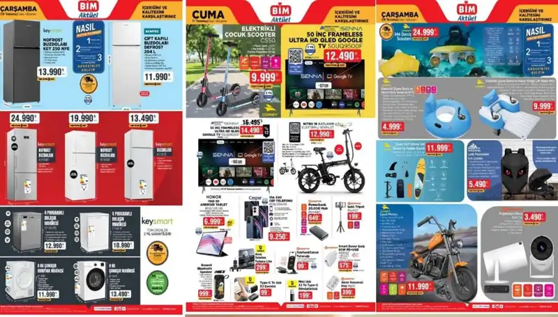 BİM 8-11 Temmuz Aktüel Kataloğu Satışa Çıktı: Alışveriş Festivali Başlıyor!