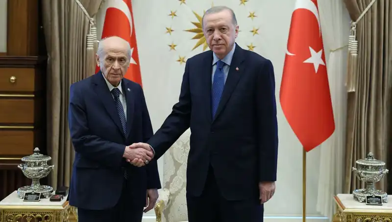 Cumhurbaşkanı Erdoğan ve Bahçeli, Kritik Görüşmede Ulusal Konuları Masaya Yatırdı