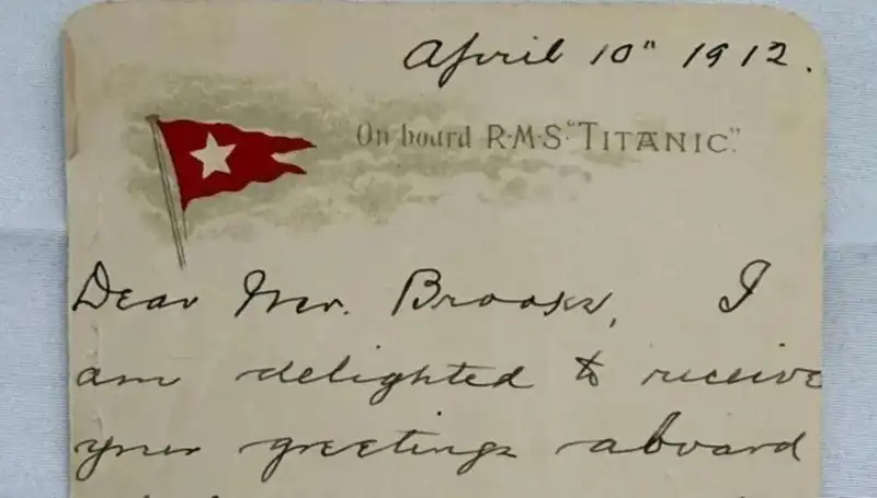 Titanik’in Kehanet Mektubu: Tarihi Belge İlk Kez Satışta!