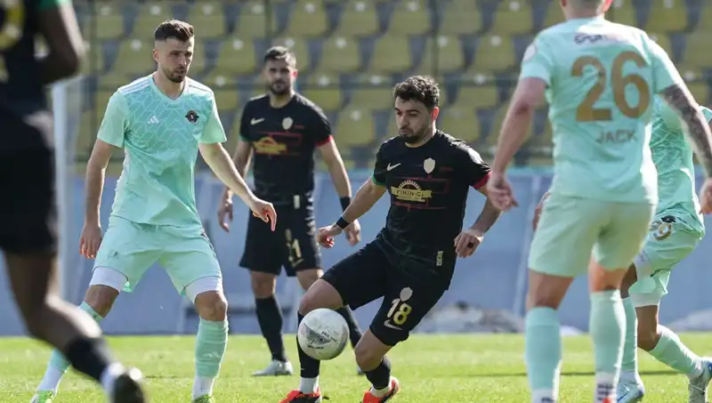 Trendyol 1. Lig'de Erokspor ve Amed'in Mücadelesi 1-1 Beraberlikle Bitti