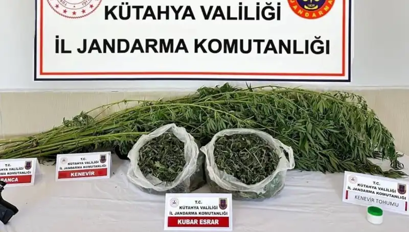 Kütahya'da Uyuşturucu Operasyonu: Bir Kişi Şok Edici İfade Verdi