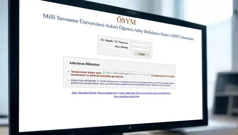 2025 MSÜ Sınav Sonuçları Ne Zaman Açıklanacak? Sorgulama Ekranı Detayları