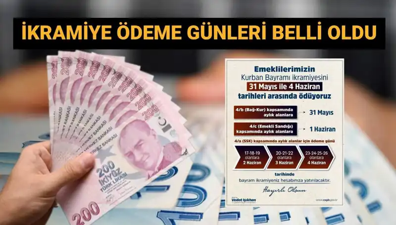 Bayram İkramiyeleri Hesaplara Geçiyor! Emekliler İçin Önemli Tarihler