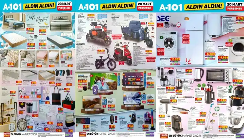 A101 Aktüel Kataloğu ile Mart Alışverişlerinizi Yenileyin!