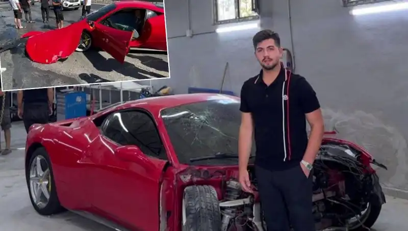 Türkiye'de Hurdaya Dönen 15 Milyonluk Ferrari: Sahibi Şaşkın!