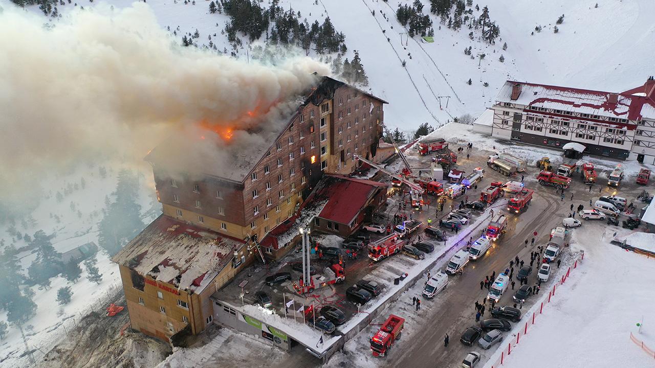 Kartalkaya'da Oteli Yangın Faciası: 10 Ölü, 32 Yaralı
